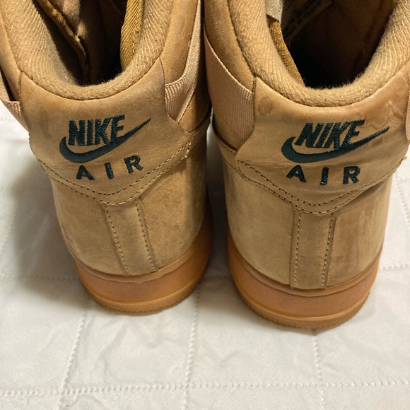 Mens Nike Air Force 1 Flax/Wheat Sz12  806403-200 - Picture 5 of 8